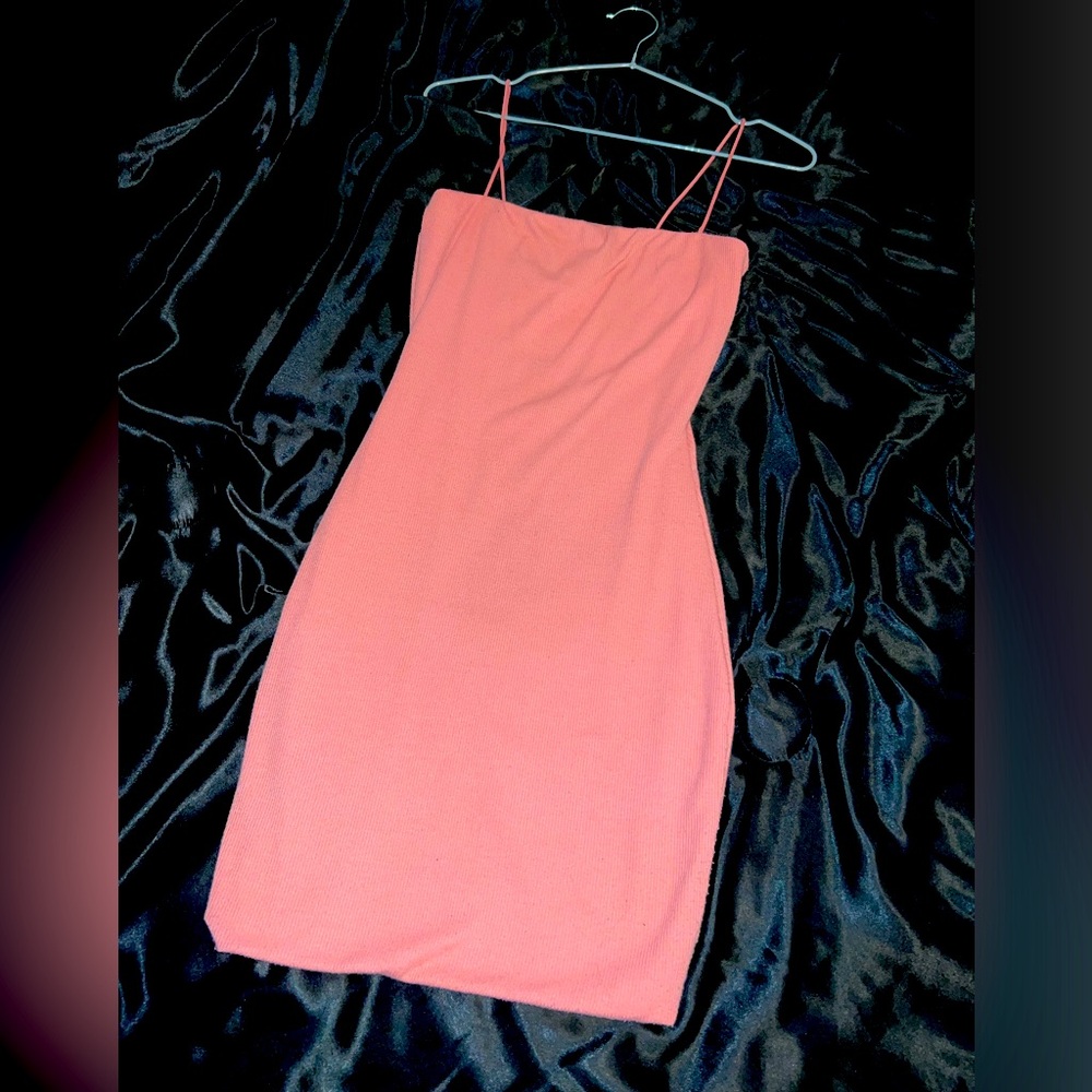 Mini bodycon spaghetti strap dress